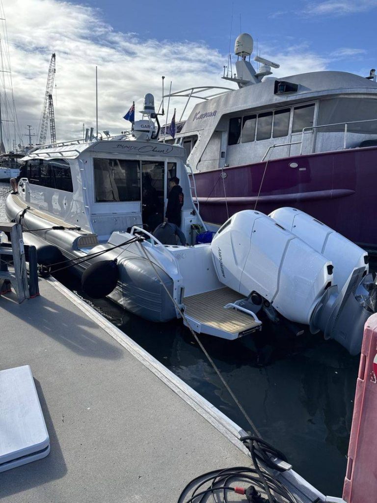 Blonde Chaser 1, 41’ Life Proof tender, coated in 9H-LDC Pro