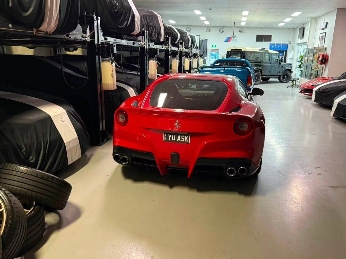 Red Ferrari F12 protected with Always Dry