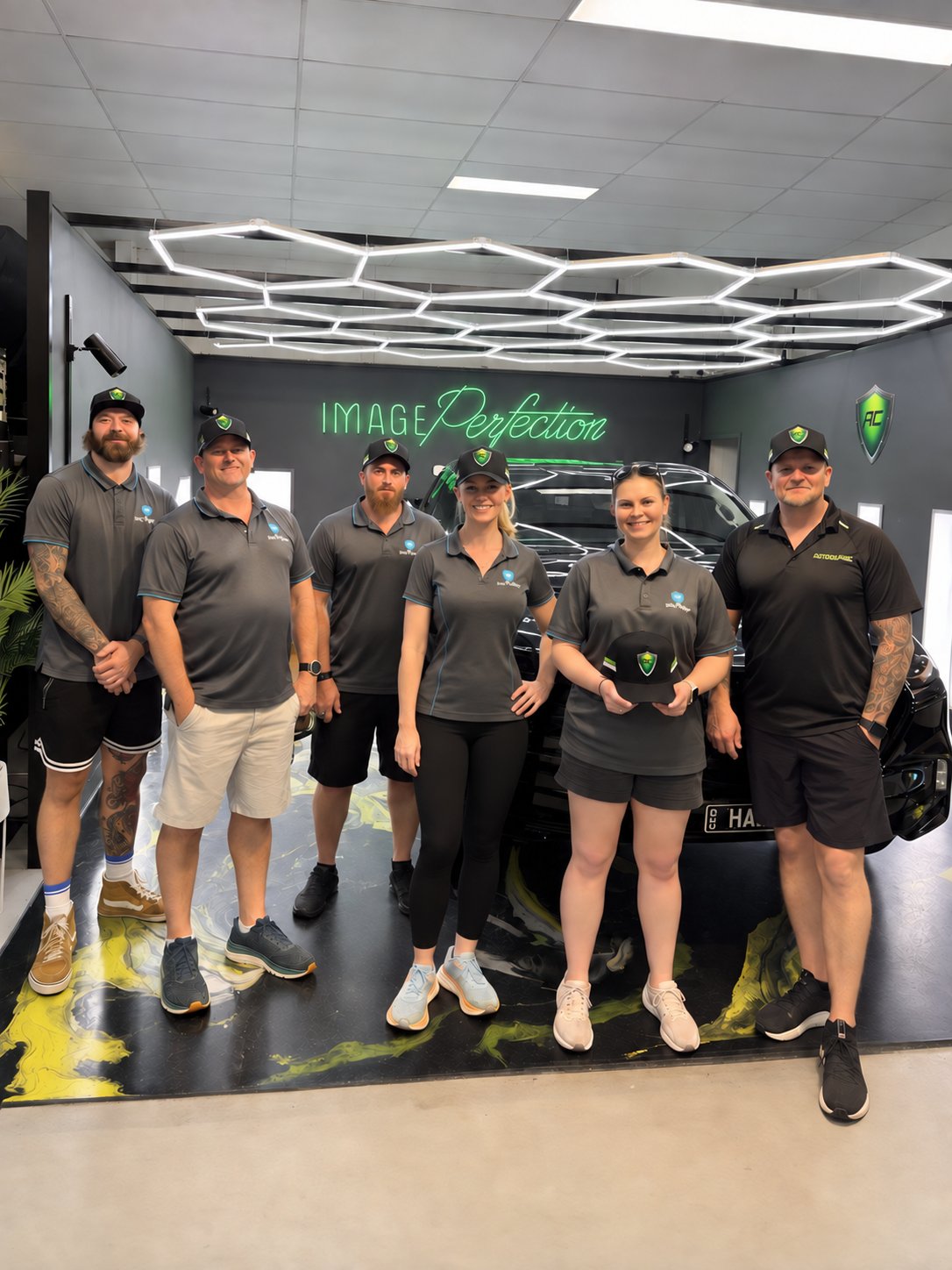The 1300 GET TINT (Matt Bull Window Tinting) team, Always Dry certified installers